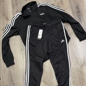 Adidas Black and White Athletic Set